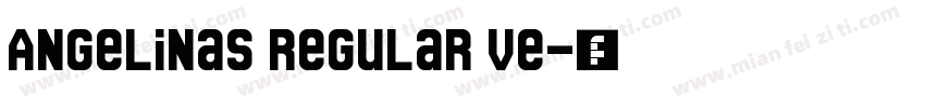 Angelinas Regular Ve字体转换